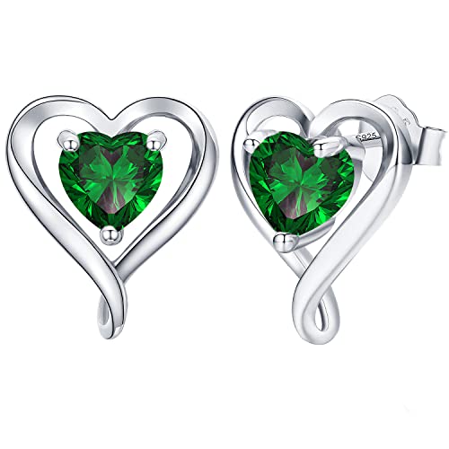 LAVUMO Ohrringe Silber 925 Rosegold Gold Damen Ohrstecker Set Geschenke für Frauen Freundin Mama Beste Freundin Mutter Oma zum Geburtstag Valentinstag Weihnachten Schmuck Damen von LAVUMO