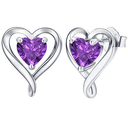 LAVUMO Ohrringe Silber 925 Rosegold Gold Damen Ohrstecker Set Geschenke für Frauen Freundin Mama Beste Freundin Mutter Oma zum Geburtstag Valentinstag Weihnachten Schmuck Damen von LAVUMO