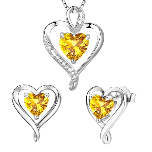 LAVUMO Schmuck set Frauen Halskette Ohrringe Kette Set Silber Rosegold Gold Geschenke für Frauen Freundin Mama Beste Freundin Mutter zum Geburtstag Valentinstag Weihnachten Damen Schmuck Geschenk von LAVUMO