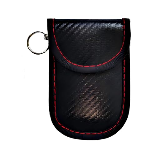 Faraday-Tasche für Autoschlüssel, Faraday-Tasche, RFID-Signalblockierhülle für Autoschlüssel, Schlüsselanhänger-Schutz, Schlüsselkäfig (Signalblockierung und Diebstahlschutz-Schlüsselanhänger-Hülle) von LAVYCAR