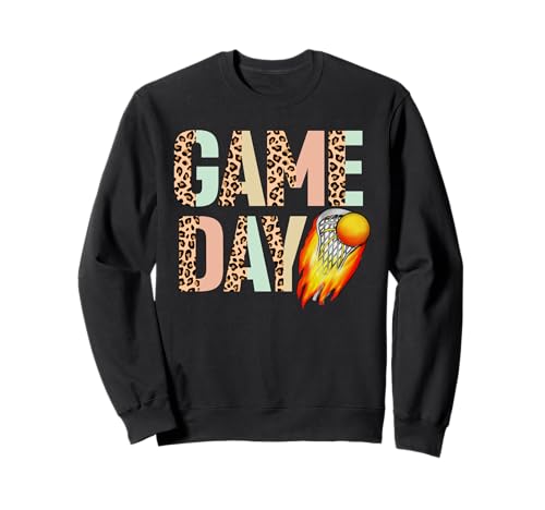 Leopardenmuster Lacrosse Mom Shirts für Frauen Game Day Vibes Sweatshirt Leopardenmuster Lacrosse Mom Shirts für Frauen Game Day Vibes Sweatshirt von LAX Stick Head Gift Lacrosse Mom Shirts For Women