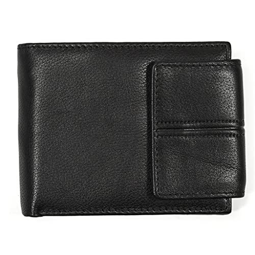 Echtes Leder Geldbörsen,Leder Herren Geldbörse,Leder Herren Kurze Geldbörse Herren Multi Card Slot Vintage Kartenhalter Clutch Wallet (Color : H, Size : One Size) (Color : F, Size : One Size) von LAXTO