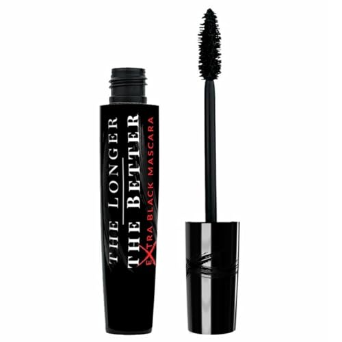 The Longer The Better Mascara Extra Schwarz Geschenkset mit Reinigungsmilch von LAYLA