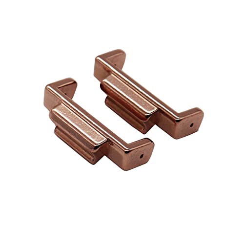 LAZIRO 22 mm bis 16 mm Edelstahlarmbandadapter passend for Casio passend for G-SHOCK DW5600 GA110 Anschlüsse passend for GSHOCK-Armband DIY-Konverter (Color : Rose Gold) von LAZIRO