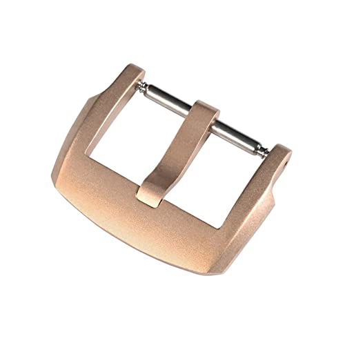 LAZIRO Dornschließe aus Bronze 18 mm Uhrenschließe 20 mm for Armband steril 22 mm gebürstet langlebig DIY (Color : BK2240Q NL) von LAZIRO