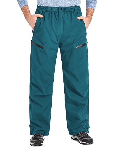 Regenhose für Herren, wasserdicht, winddicht, Wanderhose, Seeblau, Mittel Regenhose für Herren, wasserdicht, winddicht, Wanderhose, Seeblau, Mittel von LAZYDAY