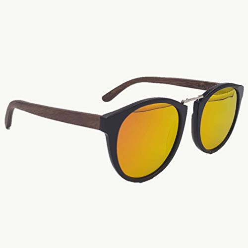 Laimer Damen Amalie Sonnenbrille, Schwarz (Nero/Arancione), 50 von LAiMER