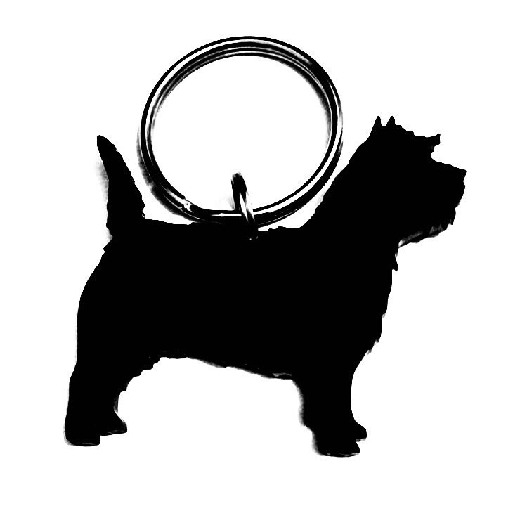 Cairn Terrier Hund Schlüsselanhänger Taschenanhänger Geschenk in Schwarz Cairn Terrier Hund Schlüsselanhänger Taschenanhänger Geschenk in Schwarz von LAtelierLaserProduct