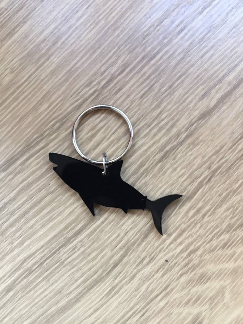 Hai Schlüsselanhänger Taschenanhänger Geschenk von LAtelierLaserProduct