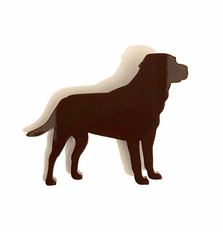 Labrador Lab Hund Brosche Pin in Schokolade Braun Labrador Lab Hund Brosche Pin in Schokolade Braun von LAtelierLaserProduct