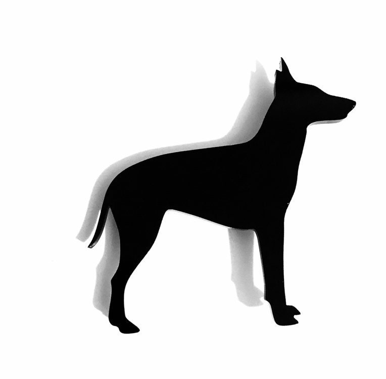 Manchester Terrier Hund Brosche Schal Verschluss Im Schwarz Manchester Terrier Hund Brosche Schal Verschluss Im Schwarz von LAtelierLaserProduct