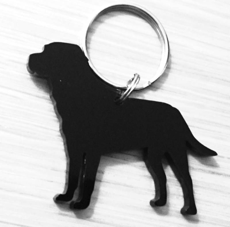 Schwarzer Labrador Schlüsselanhänger Taschenanhänger Geschenk Schwarzer Labrador Schlüsselanhänger Taschenanhänger Geschenk von LAtelierLaserProduct