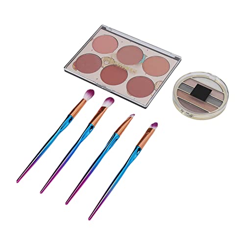 Gesichtspeeling-Palette, perfekte wasserfeste Lidschatten-Palette mit Make-up-Pinsel für Frauen und Mädchen von LBEC