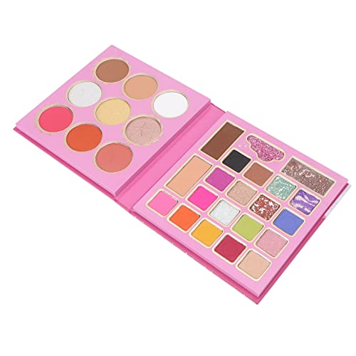 Kosmetische Palette, bunte multifunktionale Lidschatten-Palette tragbar für Frauen für die Hochzeit von LBEC