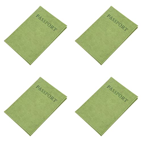 LBEC Passport Wallet, Information Leakage Prevention, Passinhaber, 4 Stück, Wasserdicht (Hellgrün) von LBEC