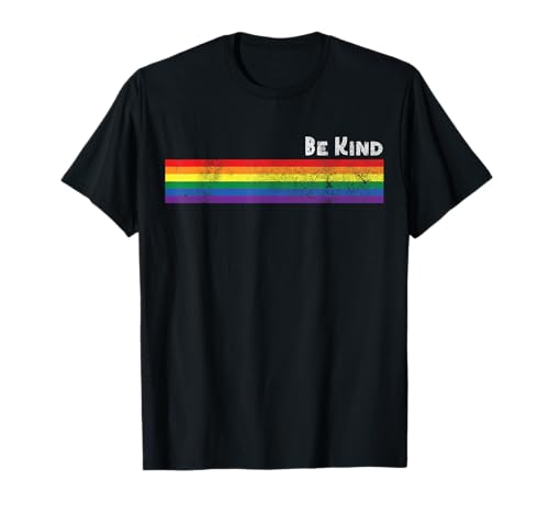 Be Kind LBGQT Menschenrechte Regenbogen T-Shirt T-Shirt von LBGQT Gay Pride Love Regenbogen Tshirt