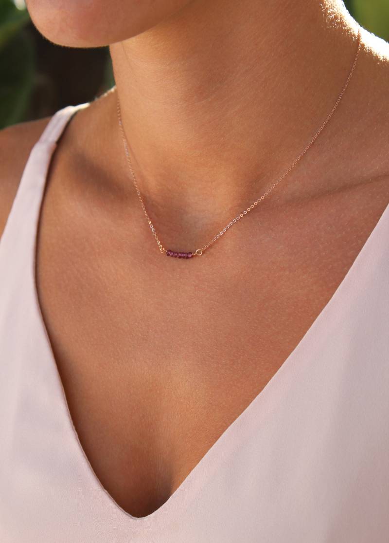 Kette Mit Edelsteinen - Ida von LBNSWRTdesign