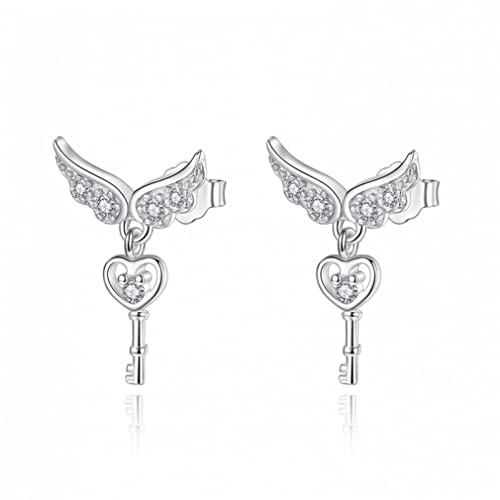 925 solide echte Sterling süße Flugzeugohrringe Geschenk für Frauen Lady Schmuck von LBRTMED