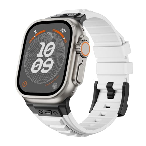 LBRTMED Band für Ultra 2 49mm Serie 9 8 7 45mm 6/5/4/SE 44mm Männer Ersatzriemenstift Pin Metal Schnalle Accessories für iWatch von LBRTMED