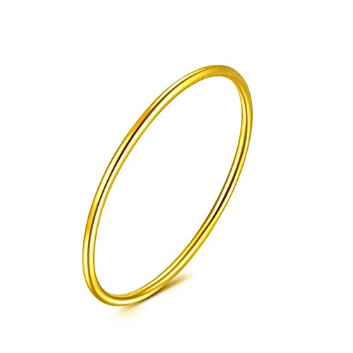 LBRTMED Epinki 18k Gelbgold Frauen Hoch poliertes Armband Armarmband Armband von LBRTMED