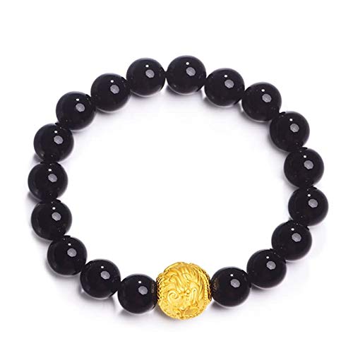 LBRTMED Epinki 18k Gelbgold Männer Perlenarmband -Charmarmband von LBRTMED