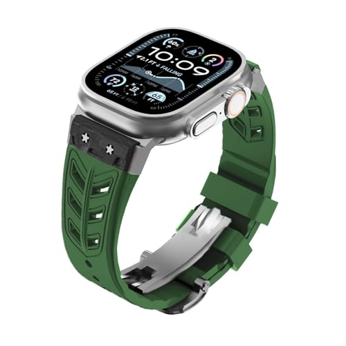 LBRTMED Gummiband für Ultra2 Ultra 49mm Serie 10 9 8 7 45 mm 46 mm 44 mm Kohlefasergurt für Männer Smartwatch -Gurt für iWatch von LBRTMED