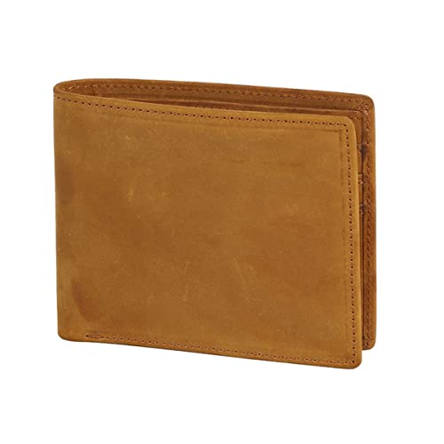 LBRTMED Kanduo Front Pocket Wallet, Leder Billfold Slim Hipster Cowide Kreditkarte/ID -Geldbörsen Faltbare Brieftasche (Farbe: C) von LBRTMED