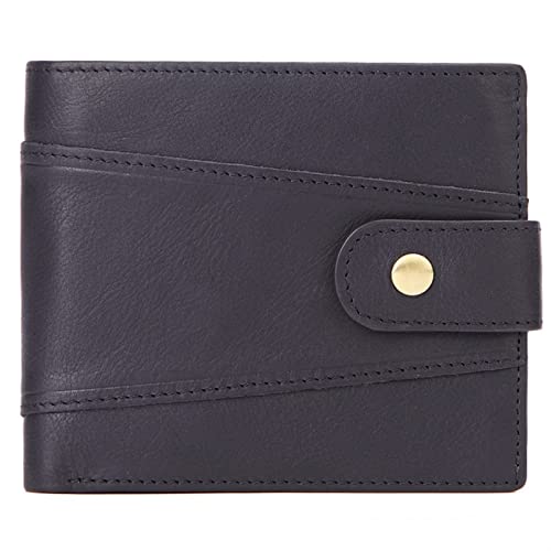 LBRTMED Kanduo -Geldclip, Front -Taschen -Brieftasche, Leder blockieren Starke Magnet -Dünnbrieftasche für Männer Organizer (Farbe: Schwarz, Größe: 12 * 10 * 2,5 cm) von LBRTMED