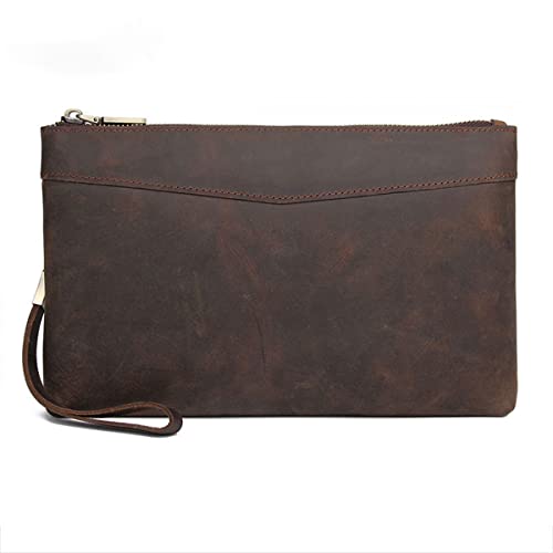 LBRTMED Mode Herren Clutch Bag PU Leder Business Hüllkurve Taschenmünze Geldbeutel Telefon Bag Card Organizer Geldbeutel von LBRTMED