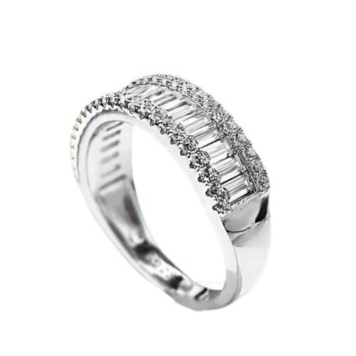 LBRTMED S925 Silber Super Flash High Carbon Diamond Damen Ring Hochzeit Engagement feinen Schmuck von LBRTMED