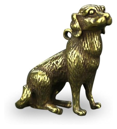 LBRTMED Skulptur Kupferschmuck Statue Solid Messing Hund Anhänger Kupfer Schlüsselbundkette Kupfer Anhänger Mikroschnitzer Kupferküste LBRTMED Skulptur Kupferschmuck Statue Solid Messing Hund Anhänger Kupfer Schlüsselbundkette Kupfer Anhänger Mikroschnitzer Kupferküste von LBRTMED