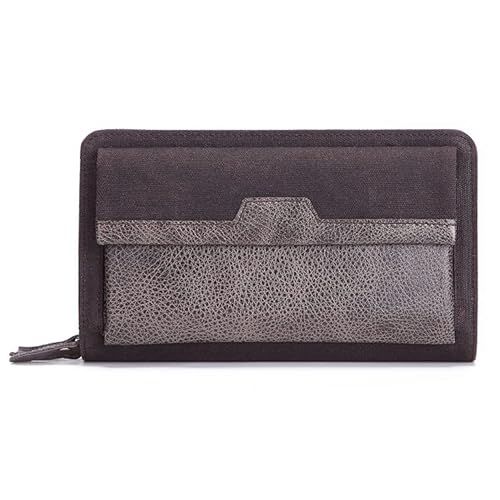 LBRTMED Yirenzui Herren Clutch Wallet Reißverschlussbeutel Lange Leder Brieftasche Kuhhandbeutel Multifunktional Long Bag, Beste Wahl (Farbe: C, Größe: 22 * ​​12 * 5 cm) von LBRTMED
