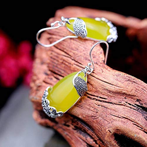 Ohrringe für Frauen, Ehrungsohrringe für Frauen t Thai Schmuck rein handgefertigte farbenfrohe Pfaublau, Sandohrringe, 925, 925 von LBRTMED