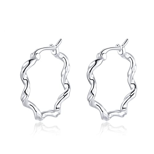 Rosa Emaille -Bolzenohrringe für Frauen feines Schmuck Geschenk von LBRTMED