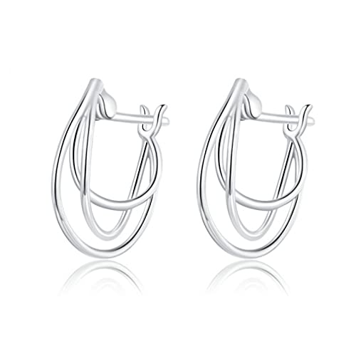 Rosa Emaille -Bolzenohrringe für Frauen feines Schmuck Geschenk von LBRTMED