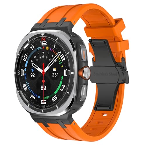 Silikonband für Samsung Galaxy Watch Ultra 47mm Männer Luxusarmband für Galaxy 7 47 Ultra 47mm AP Sportsgurt Correa Watchbands von LBRTMED