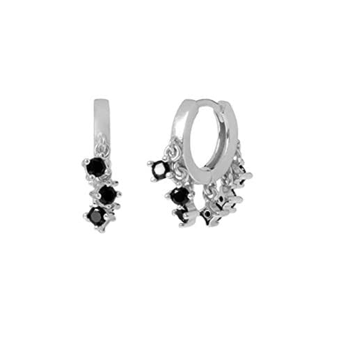 Zirkon -Hoop -Ohrringe Kreis rund Ohrringe für Frauen Ohren von LBRTMED