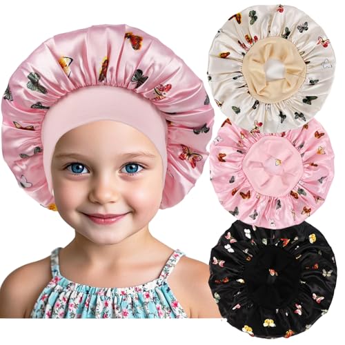 Seidenmützen für Mädchen und Kleinkinder, 3 Stück Seidenmützen für Mädchen und Kleinkinder, 3 Stück von LBYLUS