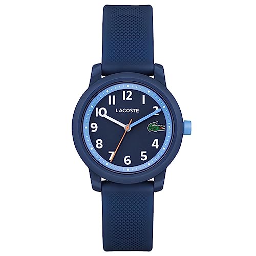 Lacoste Analog Quarzuhr für Kinder Kollektion LACOSTE.12.12 Kids mit Marinblaues Silikonarmband - 2030043 von Lacoste