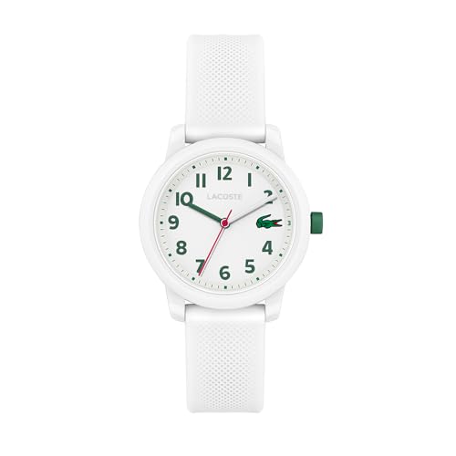 Lacoste Analog Quarzuhr für Kinder mit Weisses Silikonarmband - 2030039 von Lacoste