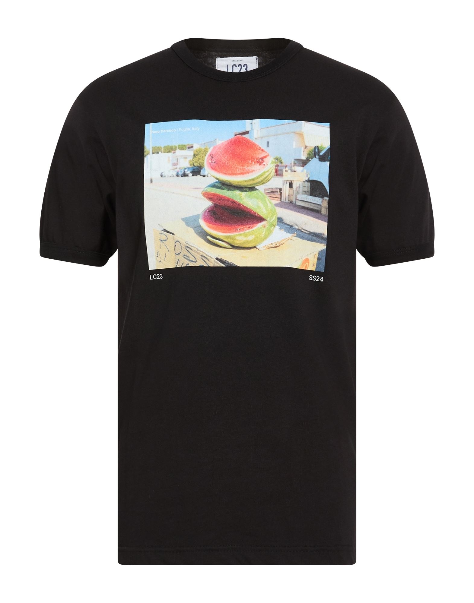 LC23 T-shirts Herren Schwarz von LC23