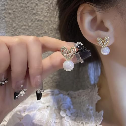 Bunte Perlenohrringe für Frauen Ohrringe Schmuck Geburtstag von LCHJX