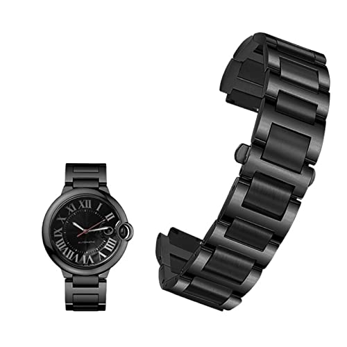 Edelstahl Lug End Watchband für Ballon Bleu Serie 20 * 12mm 18 * 11mm 14 * 8mm W6920046 Straps Frauen Männer Armband von LCHJX