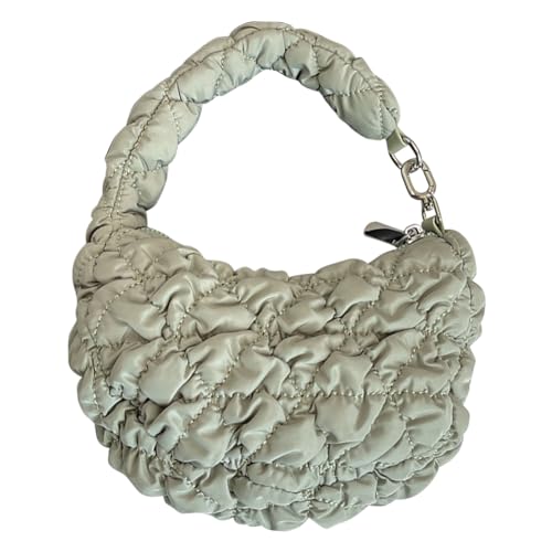 Frauen Puffer Armband Bag Klapptasche Leichte stilvolle Crescent -Tasche große Kapazität Mode Halbmondbeutel Nylonblasen Geldbeutel Frauen Puffer Armband Bag Klapptasche Leichte stilvolle Crescent -Tasche große Kapazität Mode Halbmondbeutel Nylonblasen Geldbeutel von LCHJX