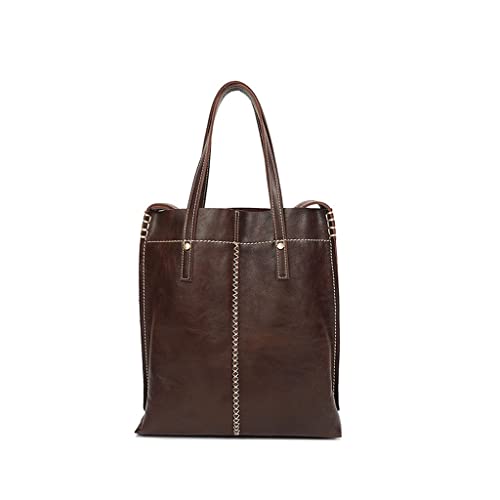 Großtasche Vintage -Umhängetasche Vintage Leder handgefertigte Männer und Frauen -Taschen von LCHJX