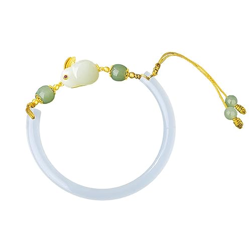 Hetian Jade Jade Handseil Halbarmband Frauen Silber Leben Armband Hetian Jade Jade Handseil Halbarmband Frauen Silber Leben Armband von LCHJX