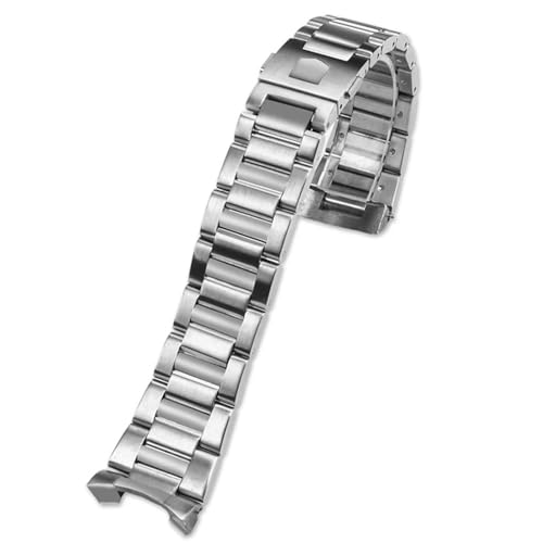 LCHJX 22mm Edelstahl Uhrenband für Carrera Arc End Watchband Handgelenk Armband Deployment Man Watch Armband von LCHJX