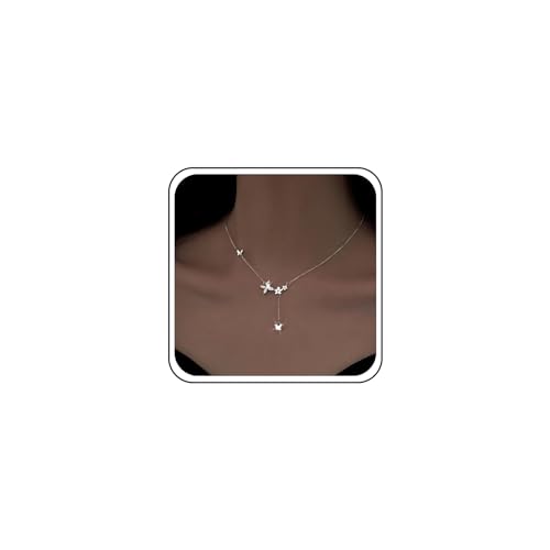 LCHJX BOHO Blumen Halskette Schmetterling Anhänger Halskette Schmetterling CHOKER Kristally Halskette Zierkette Halskette Schmuck für Frauen und Mädchen LCHJX BOHO Blumen Halskette Schmetterling Anhänger Halskette Schmetterling CHOKER Kristally Halskette Zierkette Halskette Schmuck für Frauen und Mädchen von LCHJX