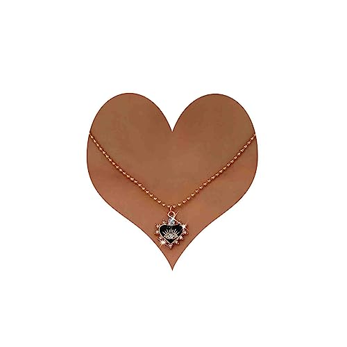 LCHJX BOHO Herz Anhänger Halskette Herz Halskette Strücksteine Herz Halskette Böse Augen Halskette Gotische Perlenkugelkette Halskette Schmuck für Frauen und Mädchen LCHJX BOHO Herz Anhänger Halskette Herz Halskette Strücksteine Herz Halskette Böse Augen Halskette Gotische Perlenkugelkette Halskette Schmuck für Frauen und Mädchen von LCHJX
