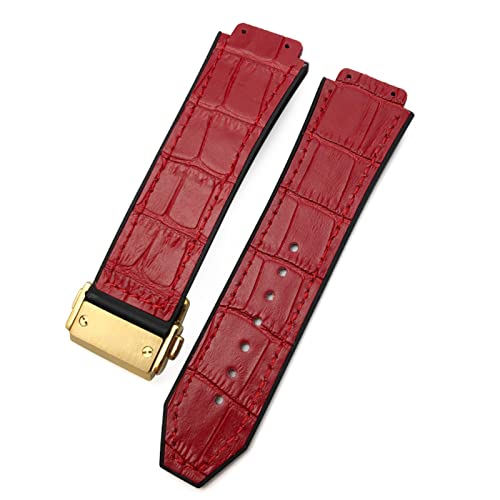 LCHJX Für Watch-Gurt , Cowide Gummi-Uhrband 25-19mm Kalbslederarmbänder Sport Männer und Wom Watchbänder LCHJX Für Watch-Gurt , Cowide Gummi-Uhrband 25-19mm Kalbslederarmbänder Sport Männer und Wom Watchbänder von LCHJX